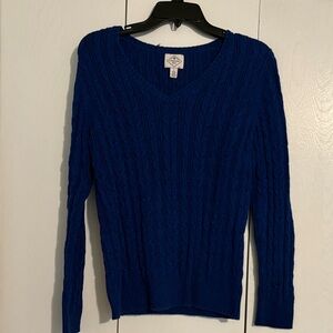 St. John's Bay Royal Blue V-Neck Sweater